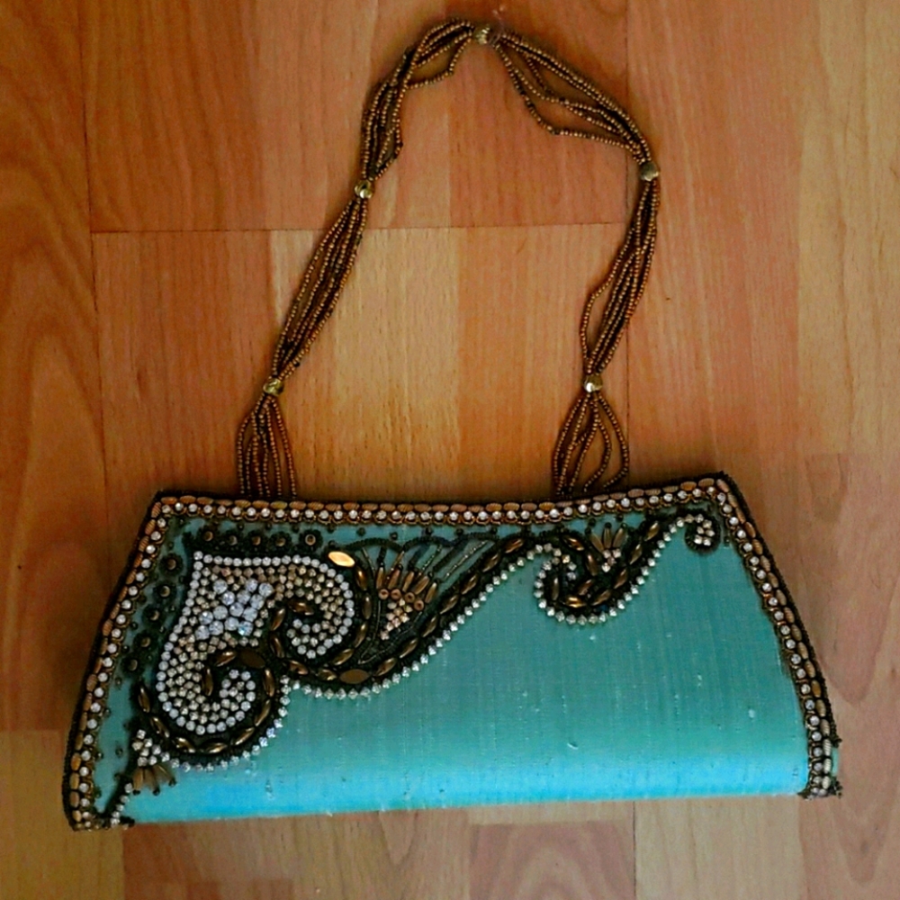 Turquoise Silk Purse